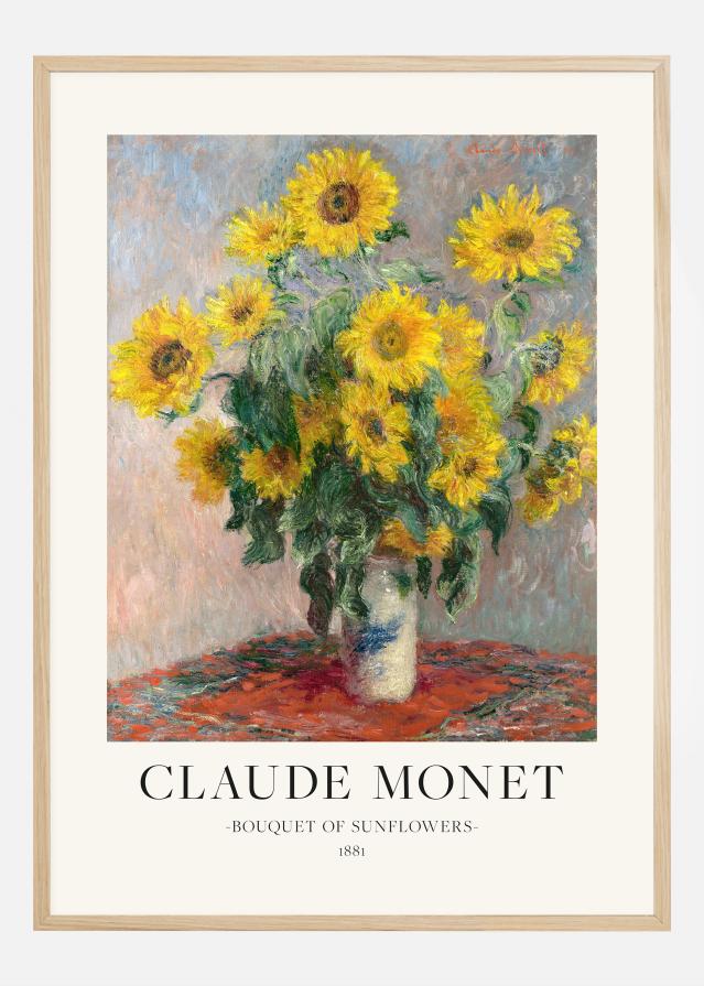 Claude Monet - Bouquet Of Sunflowers Įrašai