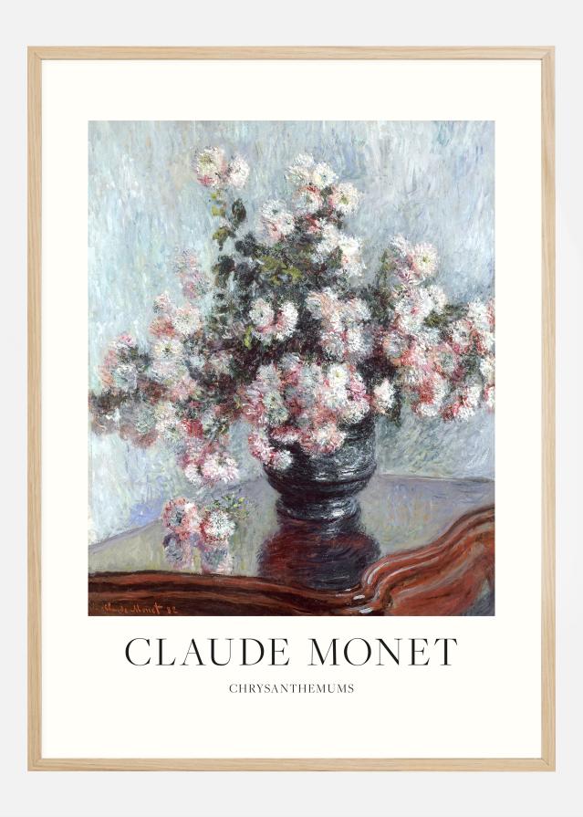 Claude Monet -Chrysanthemums Įrašai