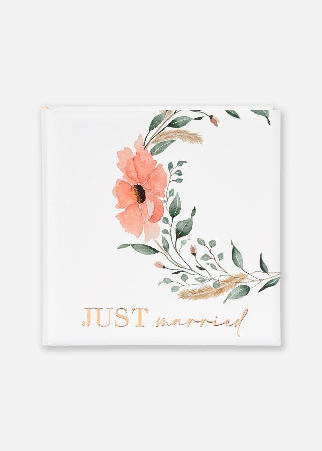 Just married Vestuvių albumas - 30x31 cm (60 Balti Puslapiai / 30 lapų)