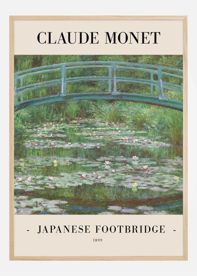 Claude Monet -Japanese Footbridge 1899 Įrašai