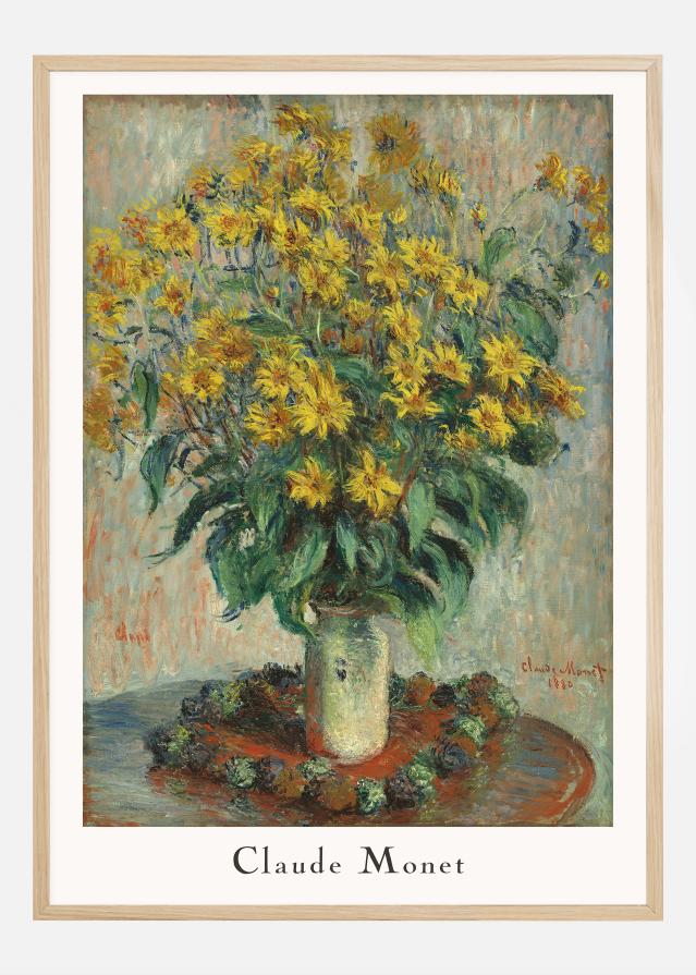 Claude Monet -Jerusalem Artichoke Flowers Įrašai