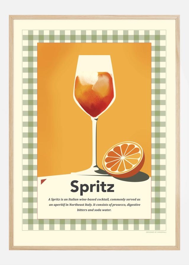 Spritz retro print Įrašai