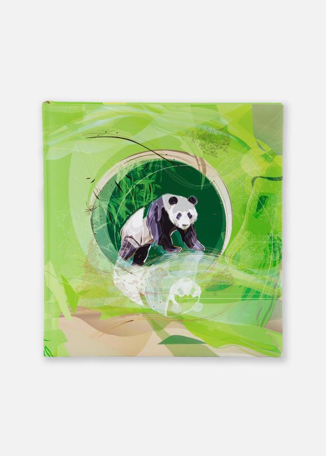 Panda Nuotraukų albumas Žalias - 30x31 cm (60 Balti Puslapiai / 30 lapų)