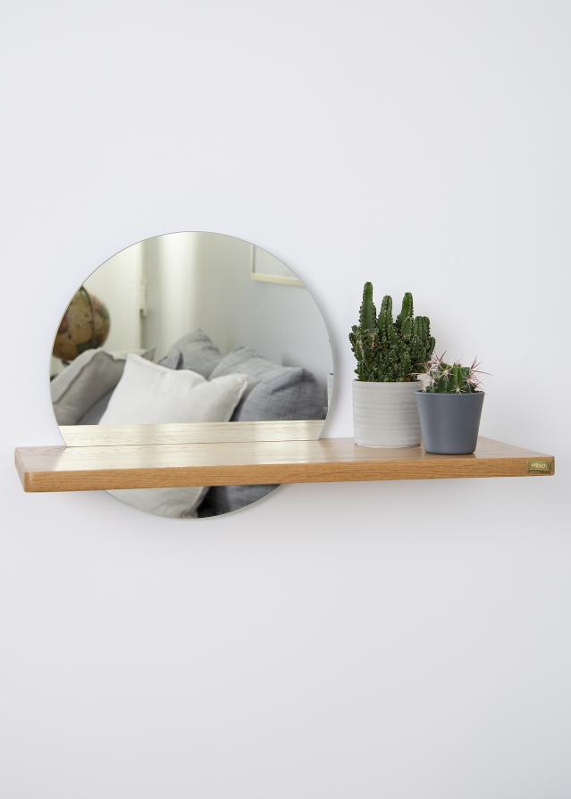 Veidrodis Round Shelf 26x50 cm