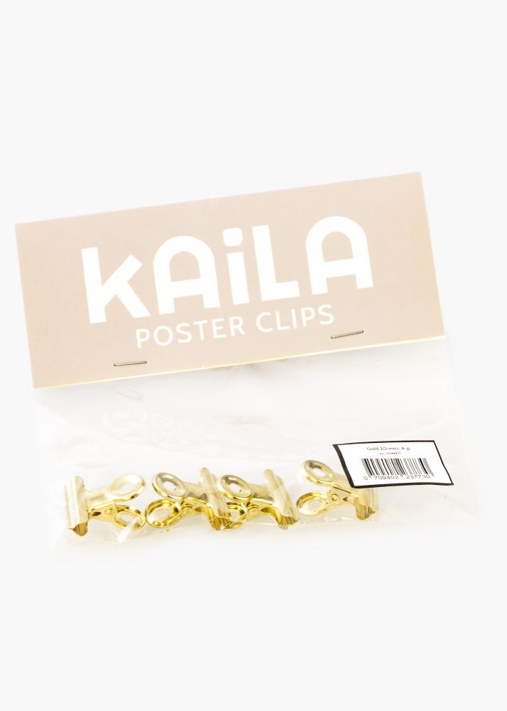 KAILA Įrašai Clip Gold 20 mm - 4-p