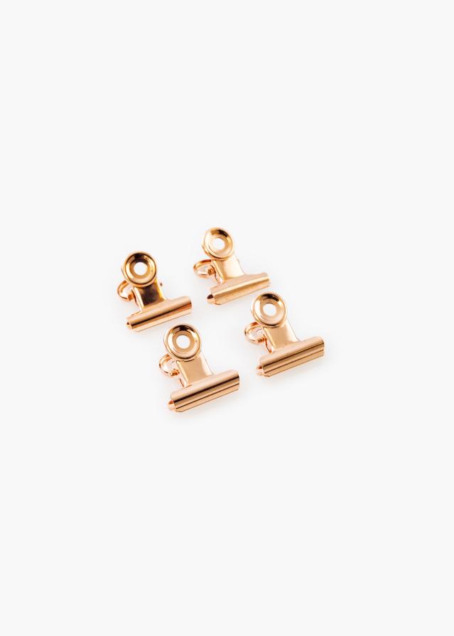 KAILA Įrašai Clip Rose Gold 20 mm - 4-p