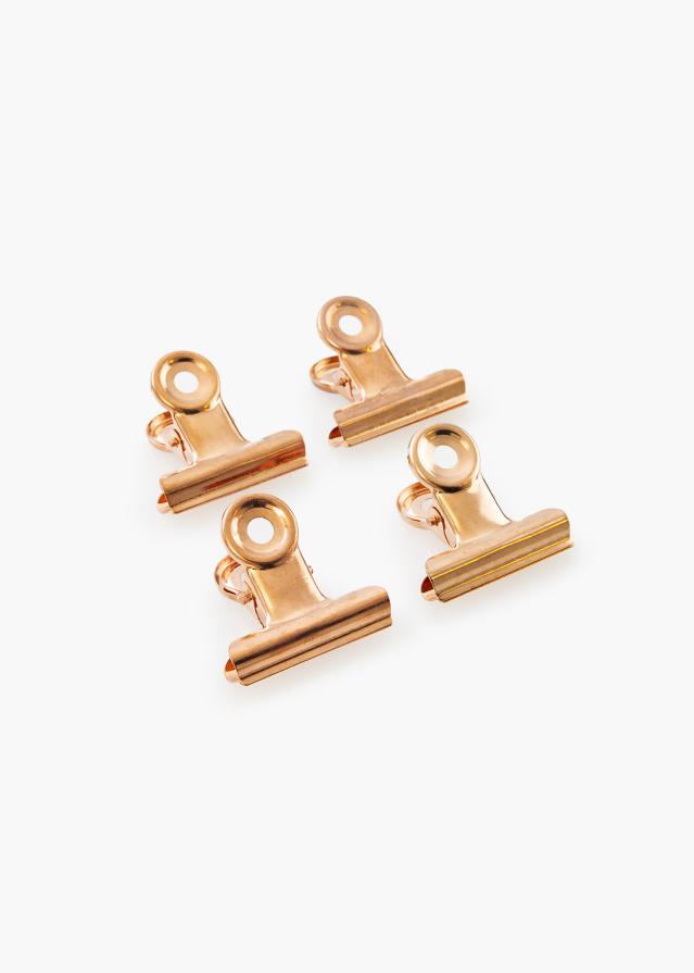 KAILA Įrašai Clip Rose Gold 30 mm - 4-p