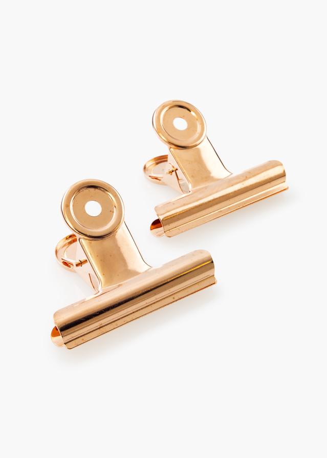 KAILA Įrašai Clip Rose Gold 65 mm - 2-p