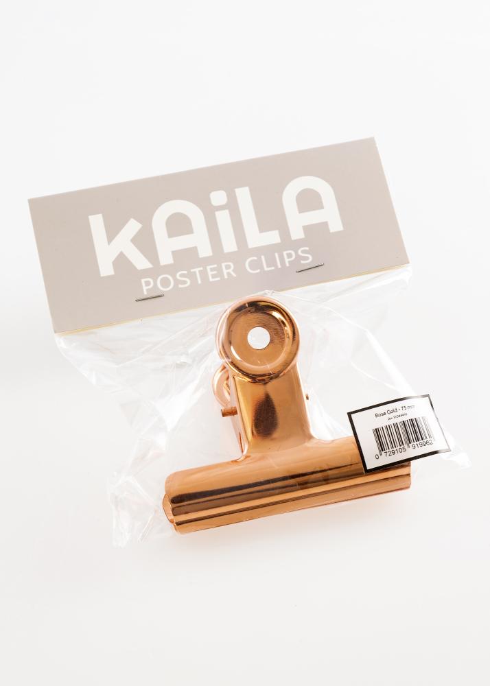 KAILA Įrašai Clip Rose Gold - 75 mm