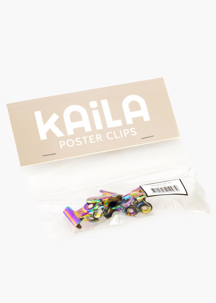 KAILA Įrašai Clip Rainbow 20 mm - 4-p