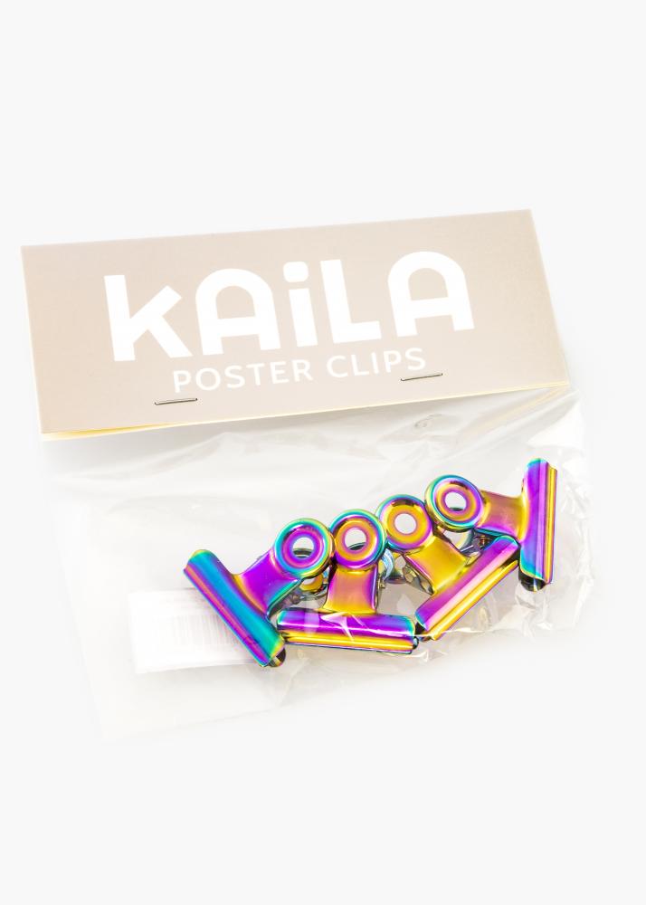 KAILA Įrašai Clip Rainbow 30 mm - 4-p