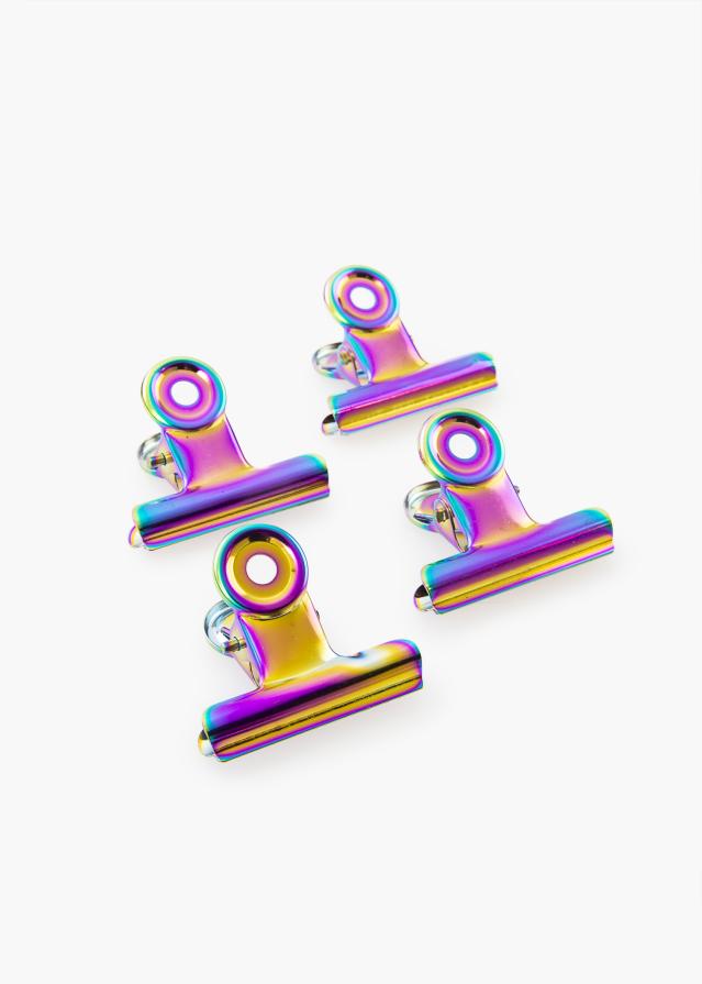 KAILA Įrašai Clip Rainbow 40 mm - 4-p