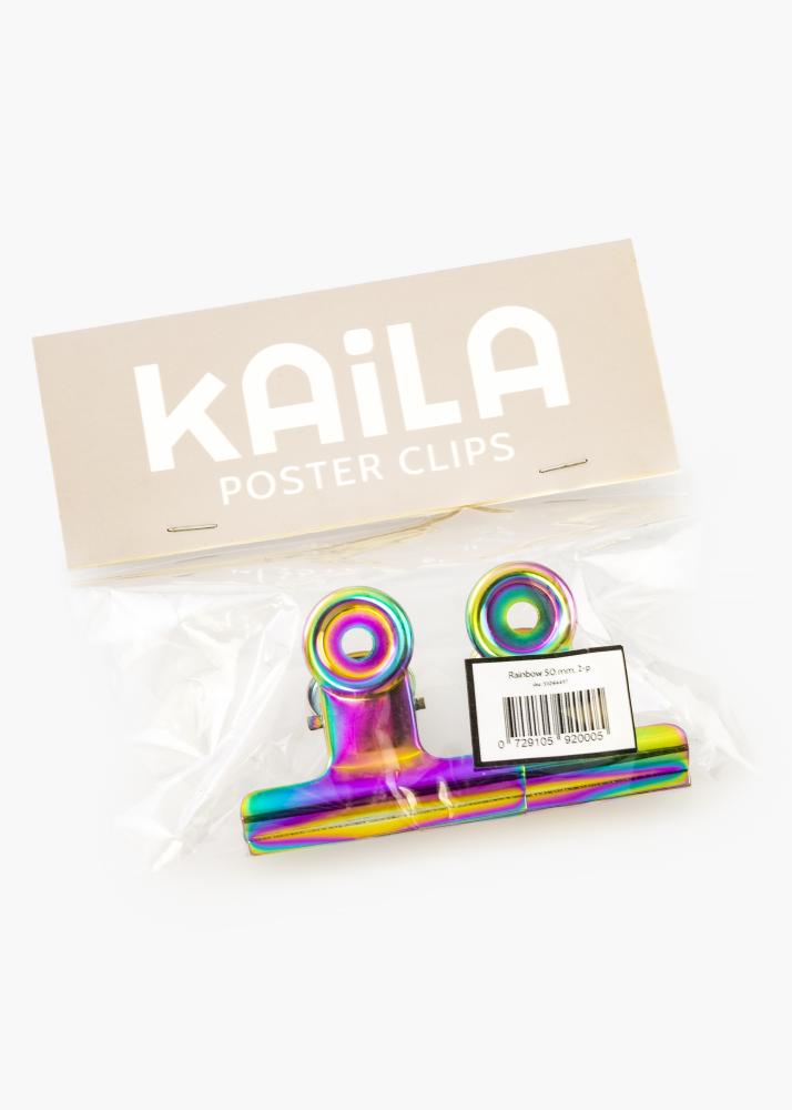 KAILA Įrašai Clip Rainbow 50 mm - 2-p