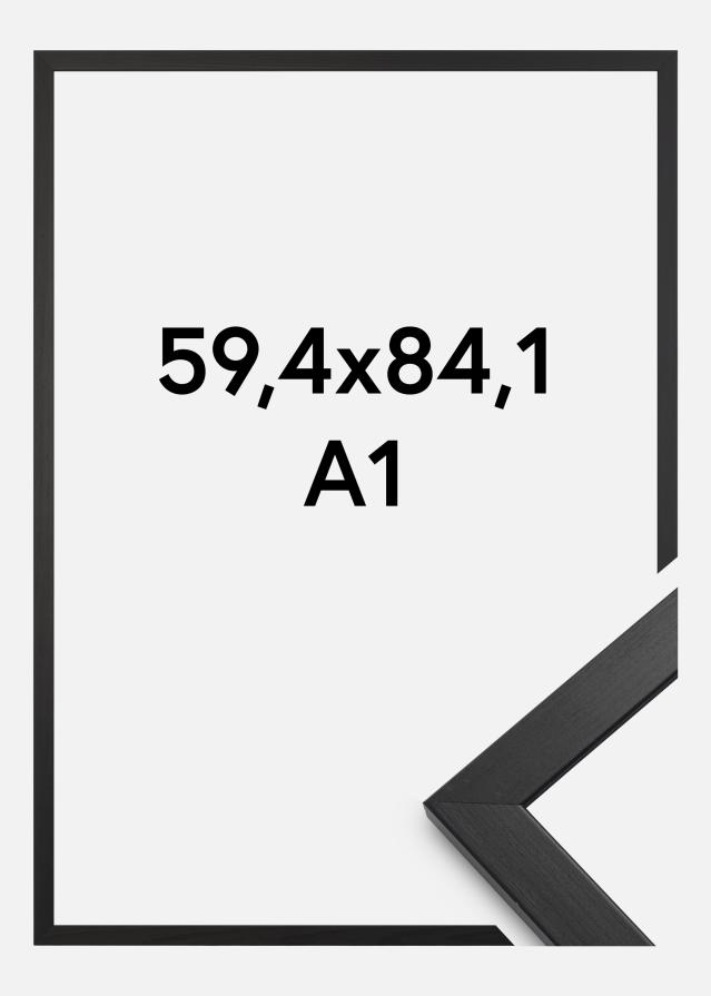 Rėmas Stilingas Akrilo stiklas Juodas 59,4x84,1 cm (A1)