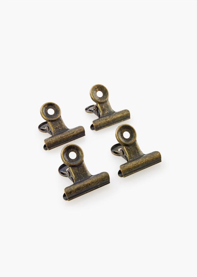 KAILA Įrašai Clip Retro Bronze 30 mm - 4-p