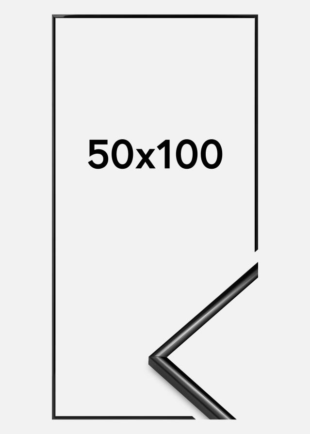 Rėmas Scandi Akrilo stiklas Juodas 50x100 cm