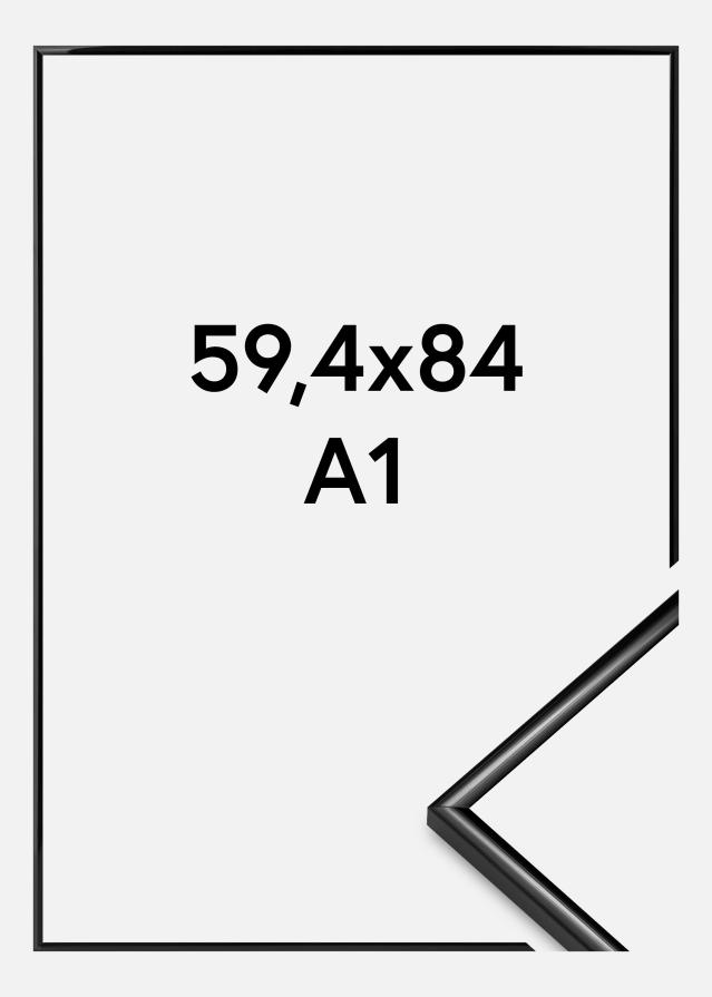Rėmas Scandi Akrilo stiklas Juodas 59,4x84 cm (A1)