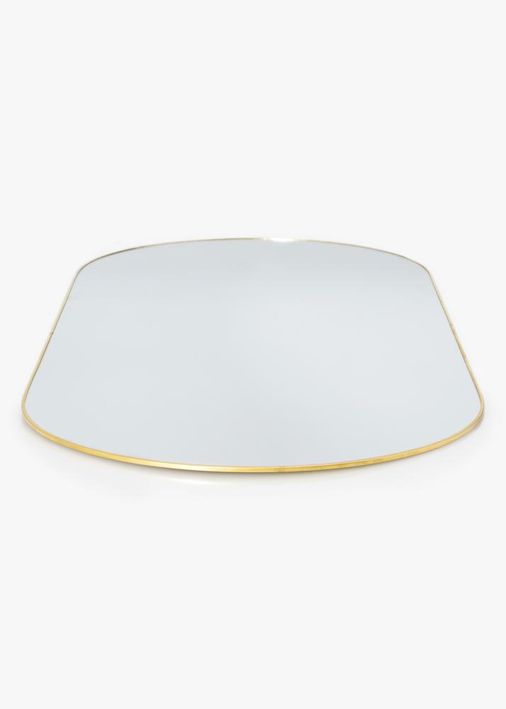 KAILA Ovalus Mirror - Thin Brass 35x80 cm