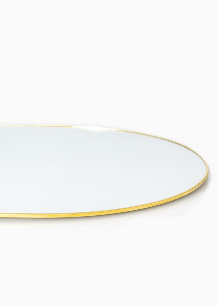 KAILA Ovalus Mirror - Thin Brass 35x80 cm