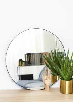 KAILA Round Mirror - Thin Black 70 cm Ø