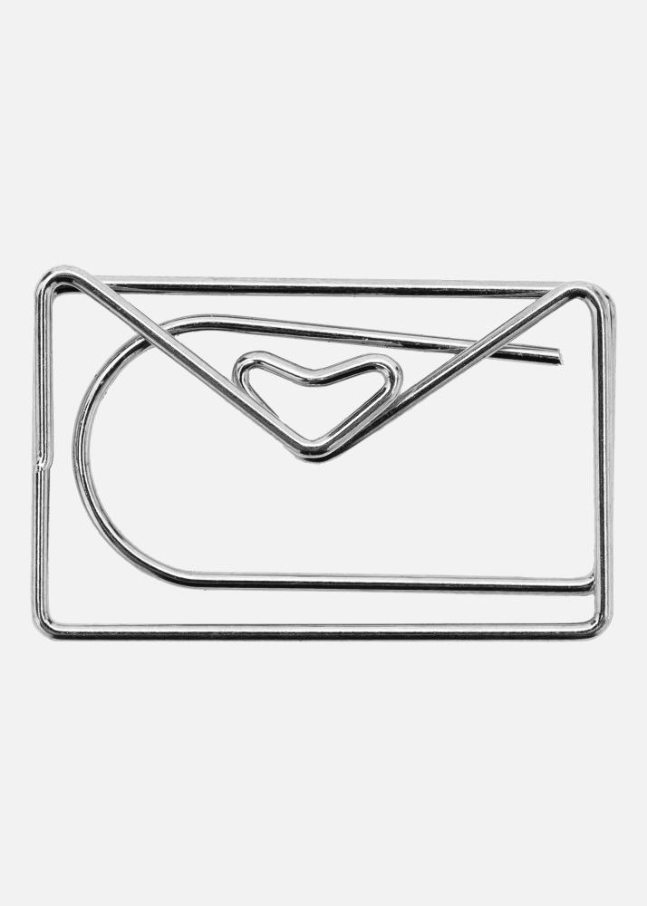 PAC Metalas Paperclip Envelope Sidabras