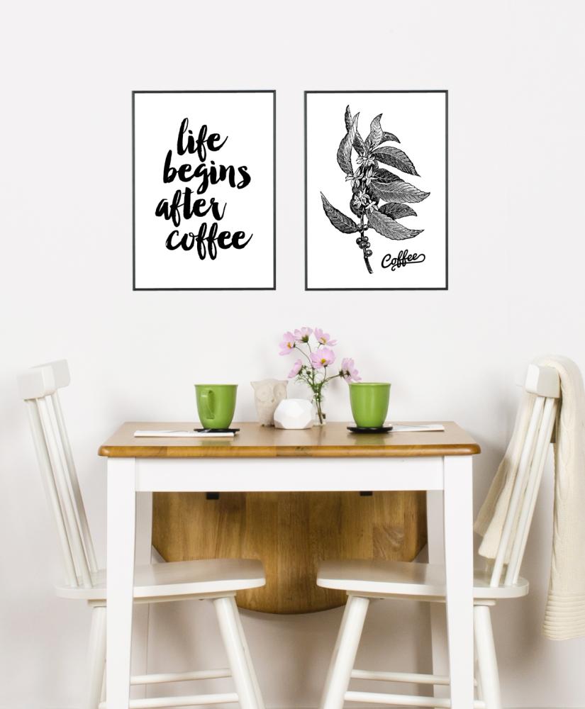 Life begins after coffee Įrašai