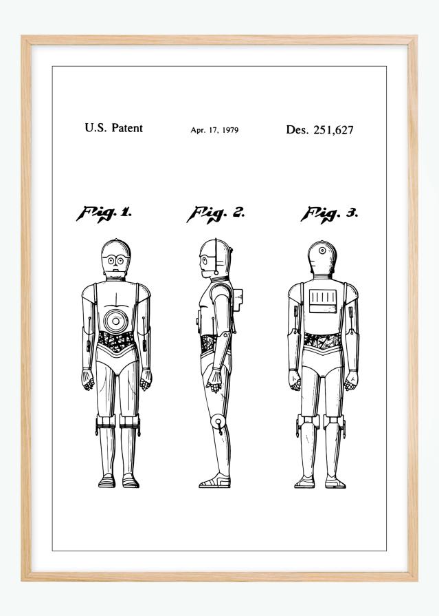 Patentinis brėžinys - Star Wars - C-3PO Įrašai