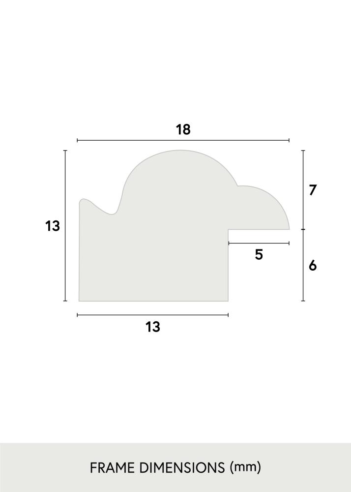 Rėmas Line Baltas 15x15 cm