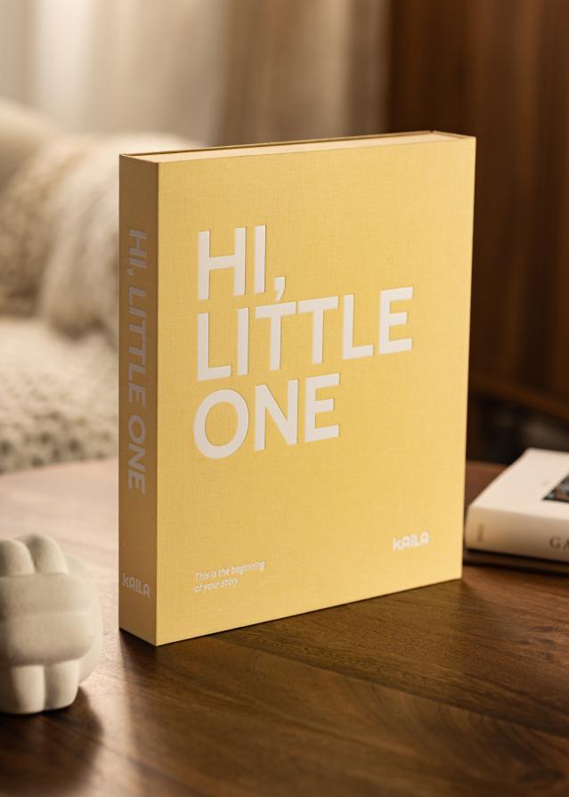 KAILA HI LITTLE ONE Yellow - Coffee Table Photo Album (60 Juodi puslapiai)