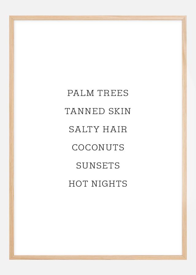 Palm trees - Tanned skin - Salty Hair Įrašai