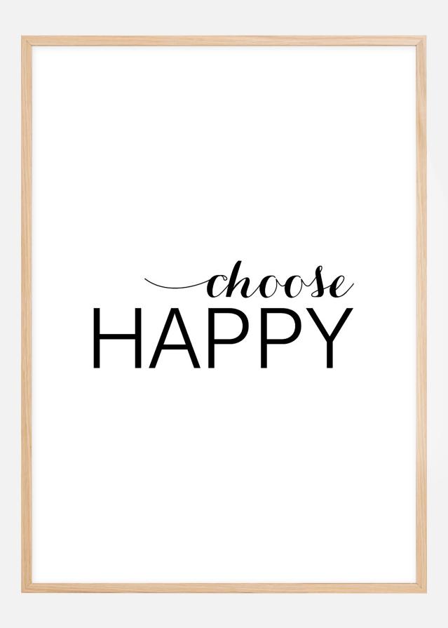 Choose happy - Svart Įrašai