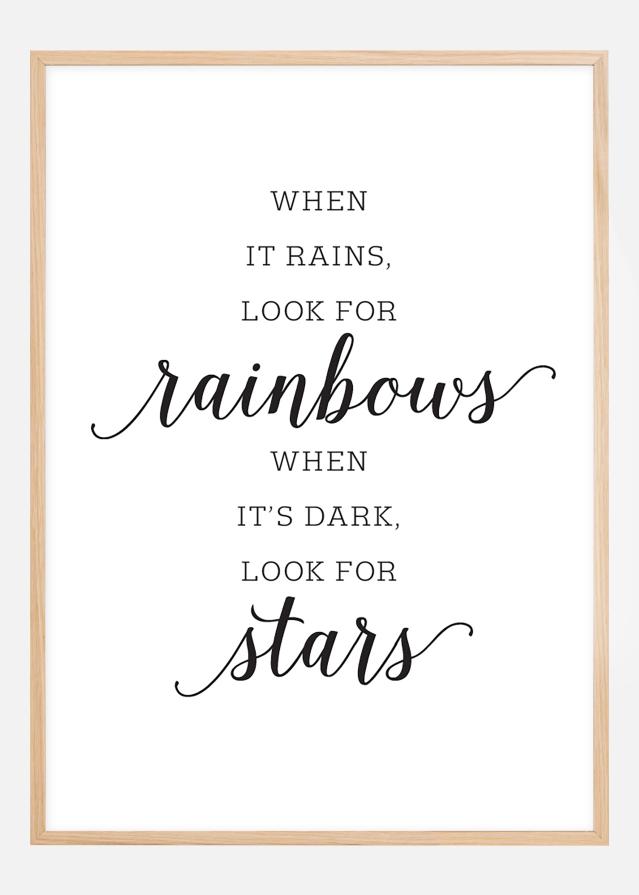 When it rains, look for rainbows Įrašai