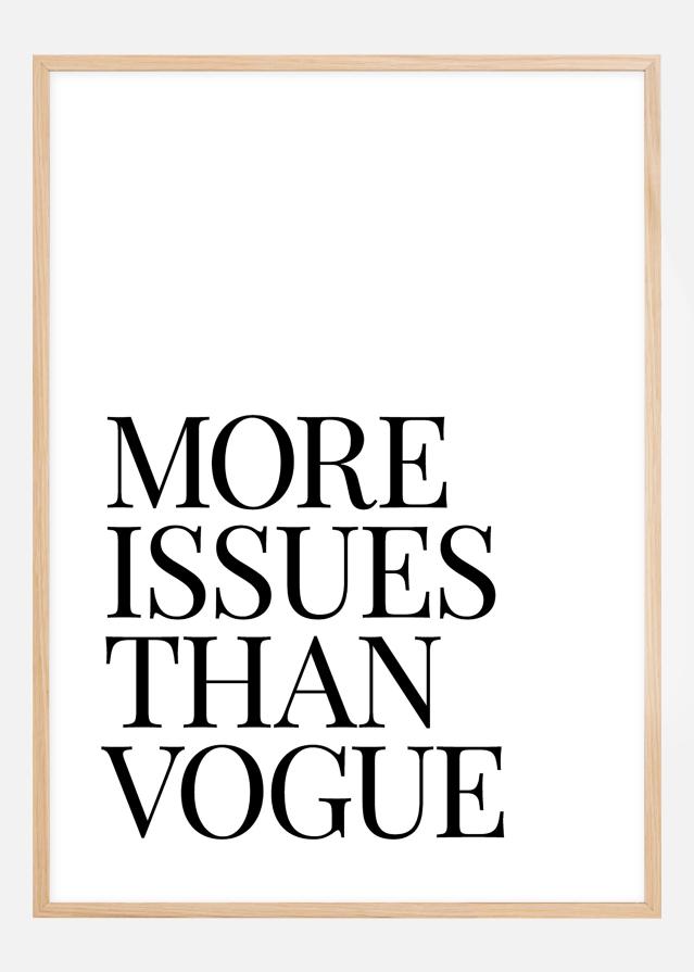 More Issues Than Vogue Įrašai