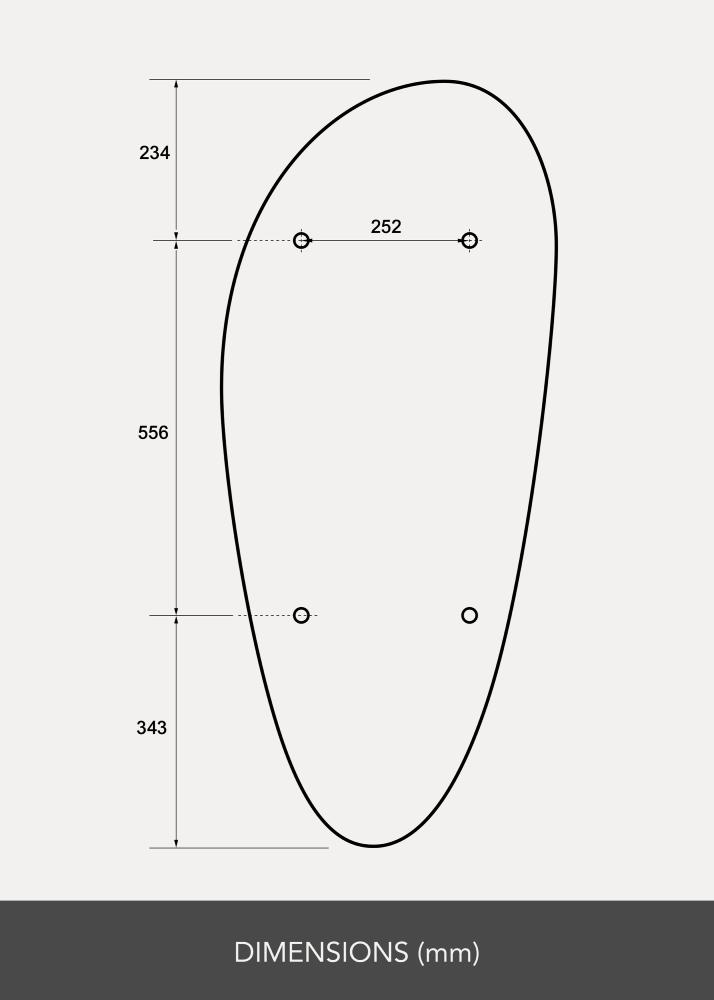 Veidrodis Balance 50x113 cm - Selected By BGA