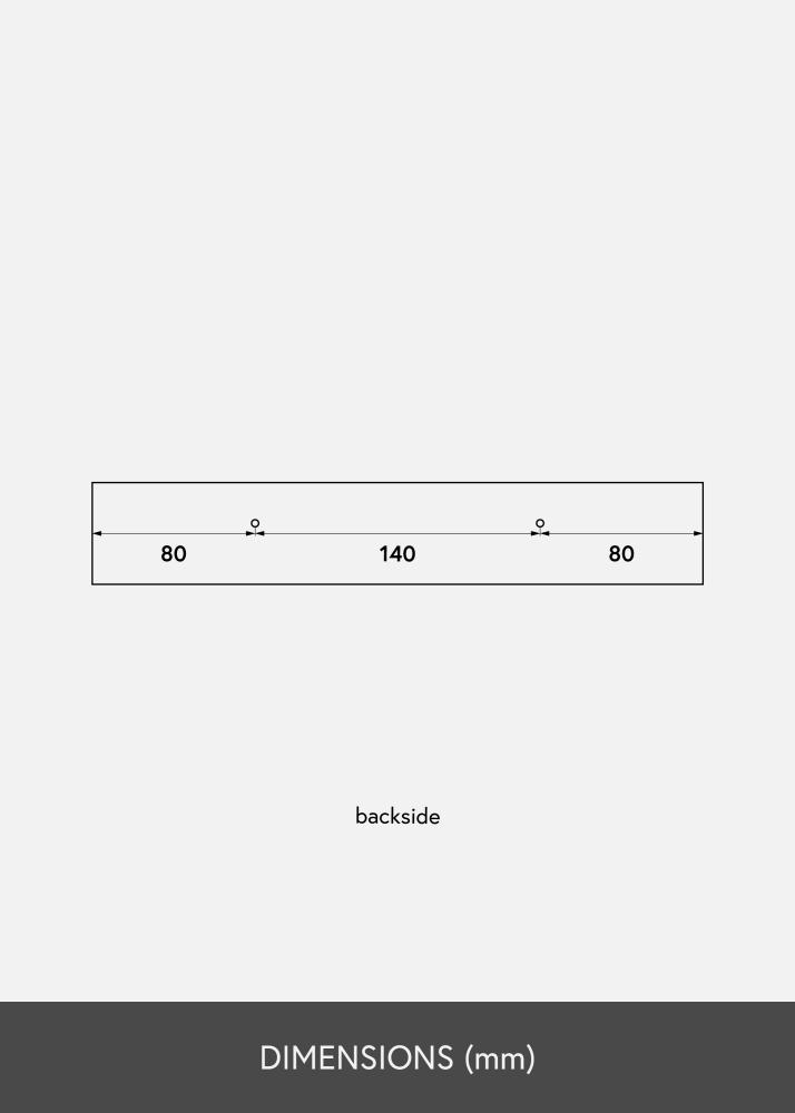 Paveikslo lentyna Baltas 30 cm