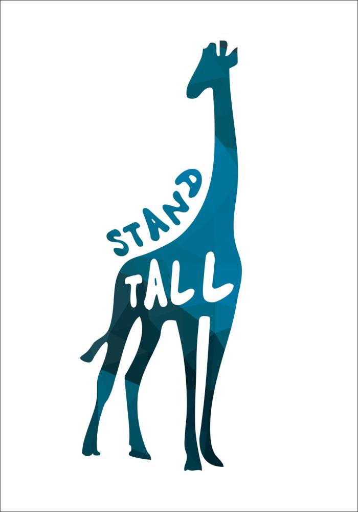 Giraffe stand tall - Mėlynas Įrašai