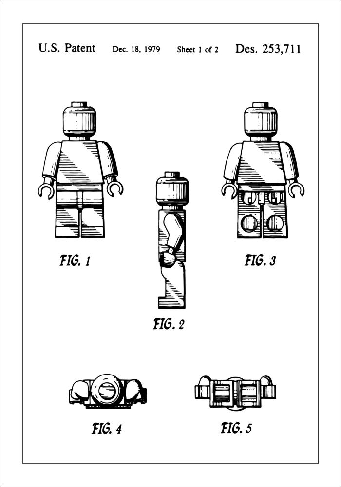 Patentinis brėžinys - Lego viduje Įrašai