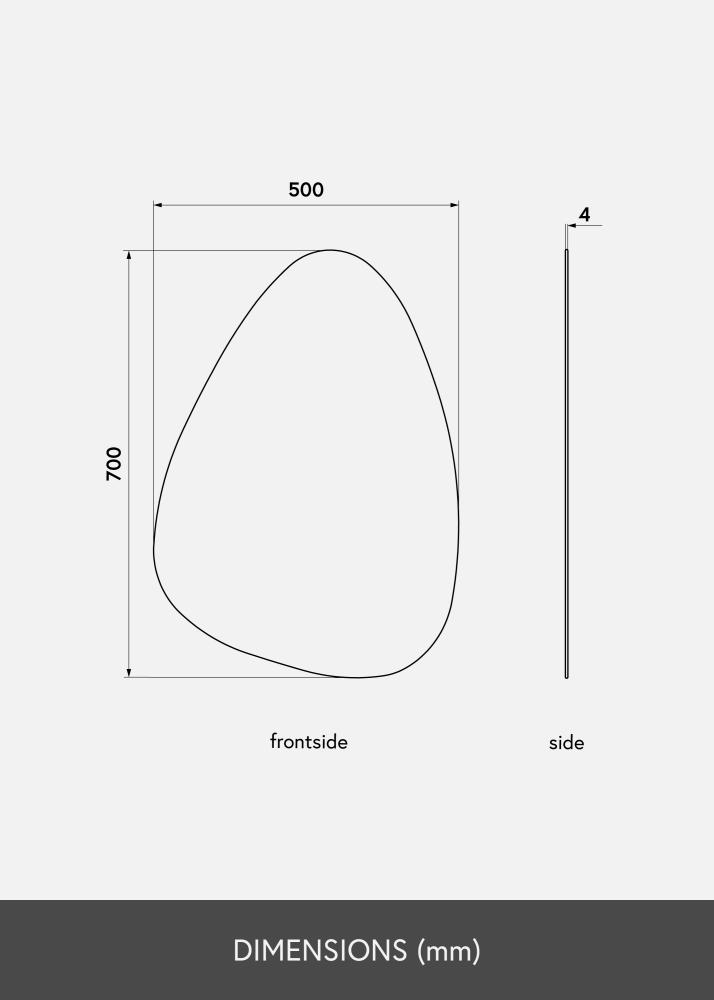 KAILA Veidrodis Shape I 50x70 cm