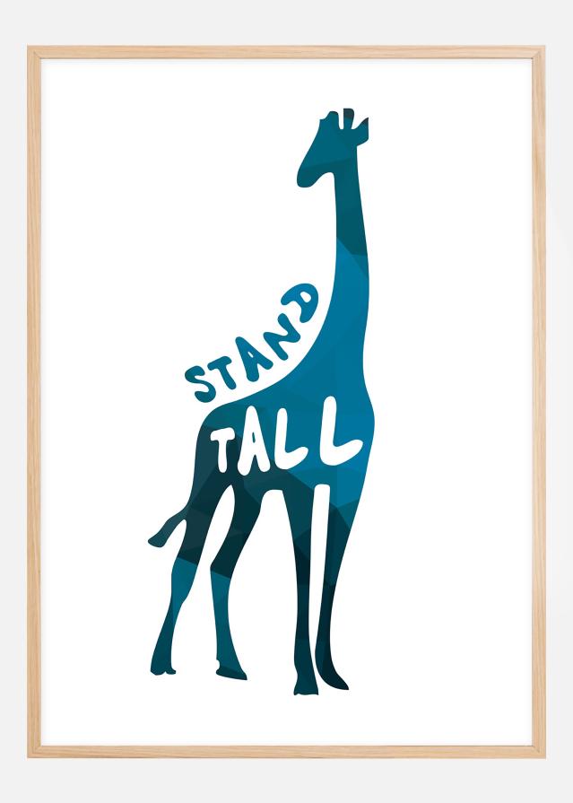 Giraffe stand tall - Mėlynas Įrašai