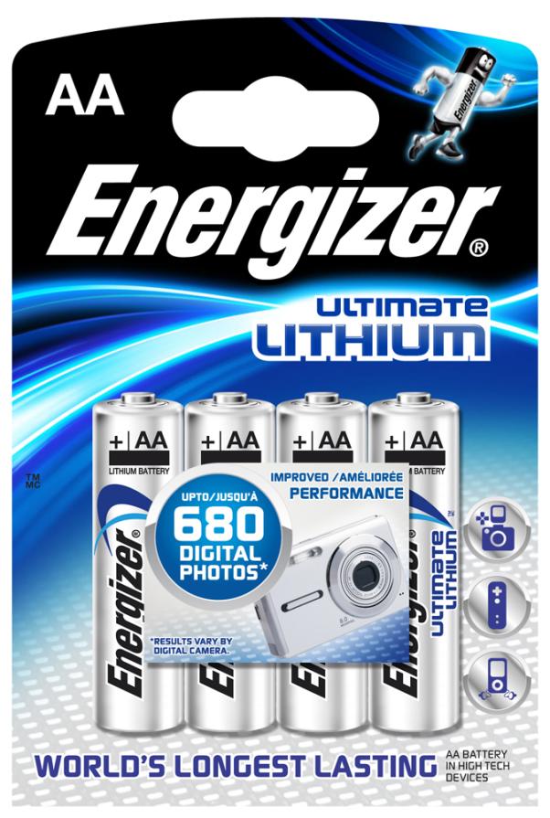 Energizer Ultimate Ličio AA 4-pak