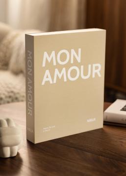 KAILA MON AMOUR - Coffee Table Photo Album (60 Juodi Puslapiai / 30 lapų)