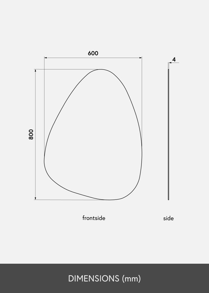 KAILA Veidrodis Shape I 60x80 cm
